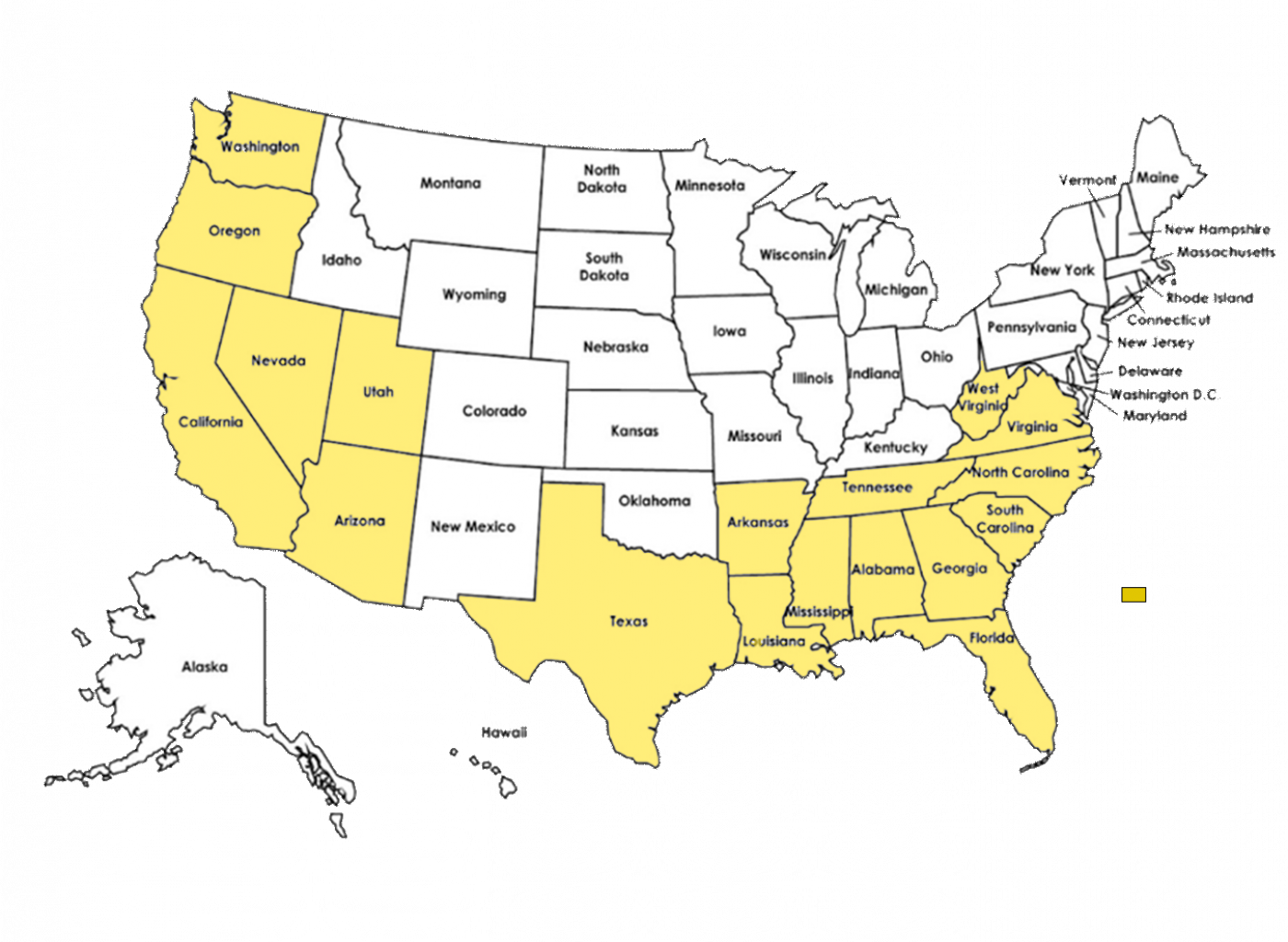 BAC Consulting Service Map_USA_e